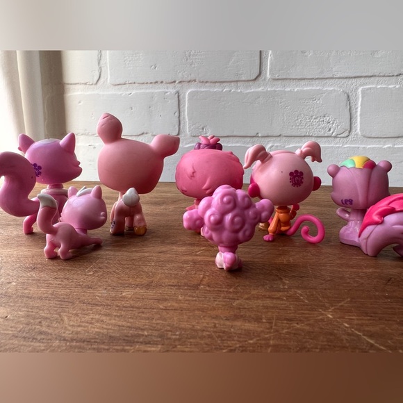LPS Littlest Pet Shop BIG LOT Pink animals 7pc. - Picture 4 of 5